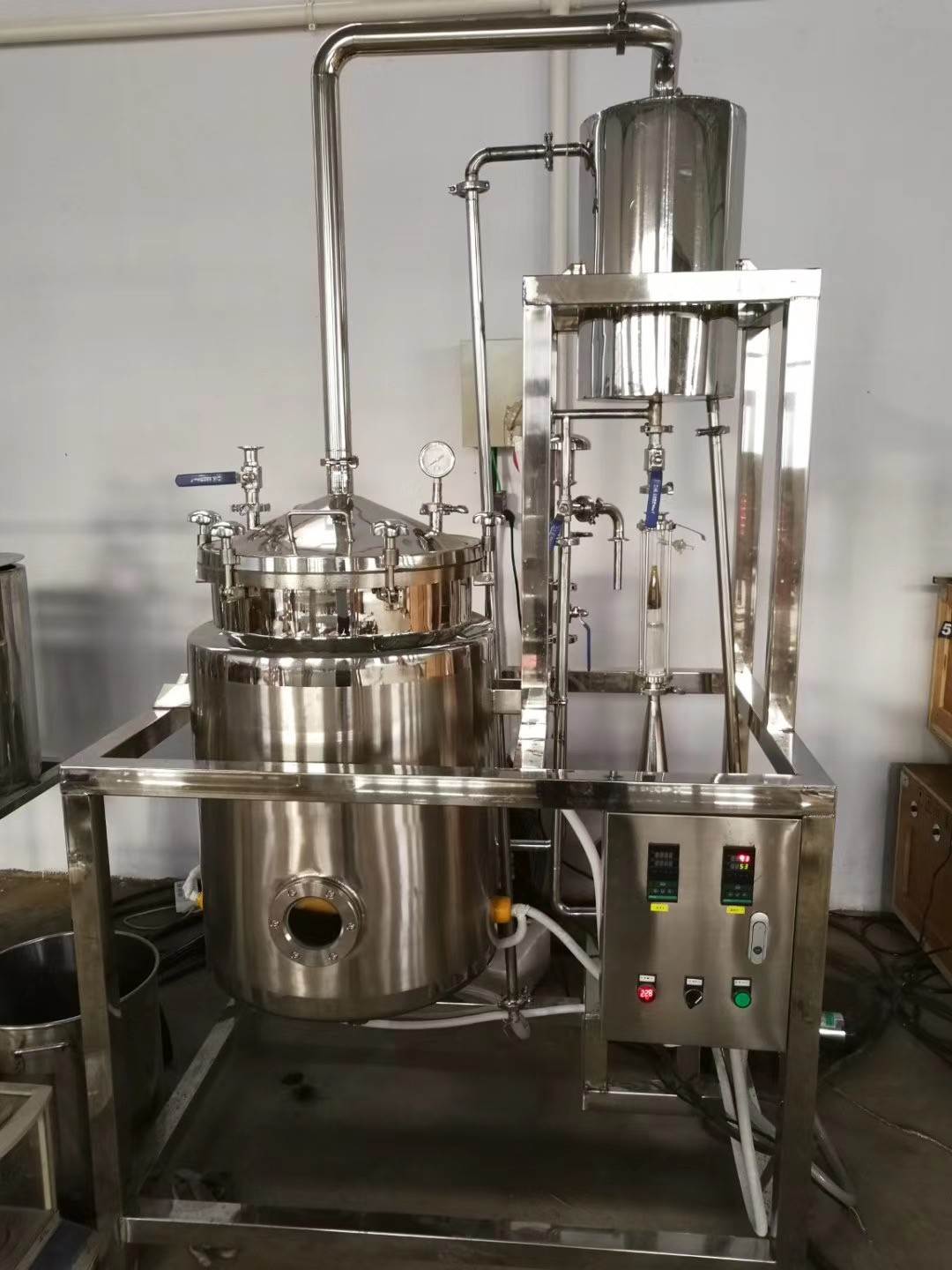 柠檬草植物精油提纯设备 小型精油提取设备